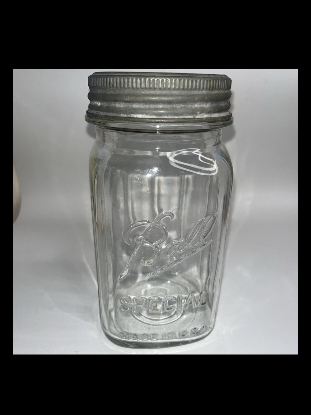 Vtg Ball Special Jar with Metal Lid - Ball Special